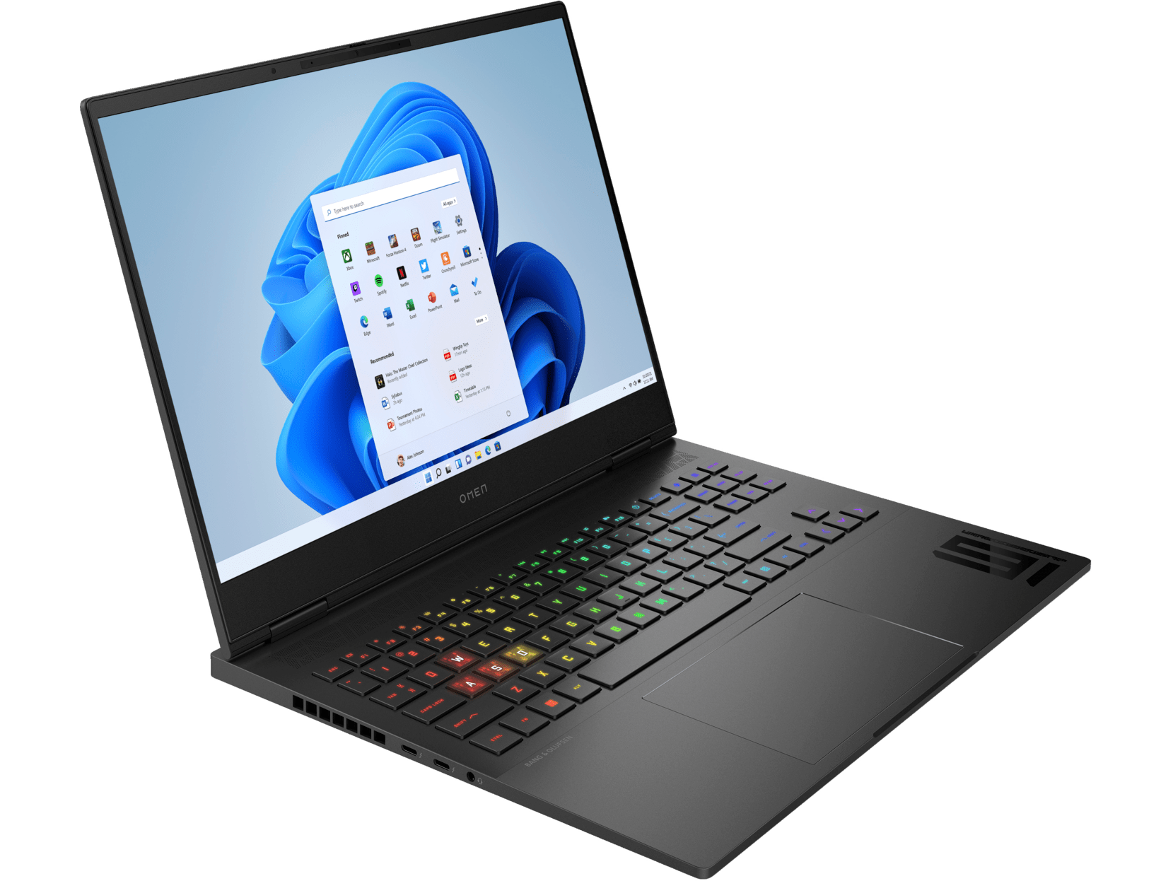 Portátil gaming - HP OMEN 16-u0001ns, 16" WQXGA, Intel® Core™ i7-13700HX, 32GB RAM, 1TB SSD, RTX™ 4070, W11 H, Negro