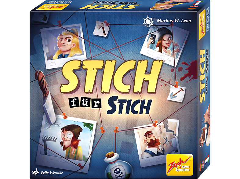 ZOCH Stich Stich Kartenspiel für Mehrfarbig