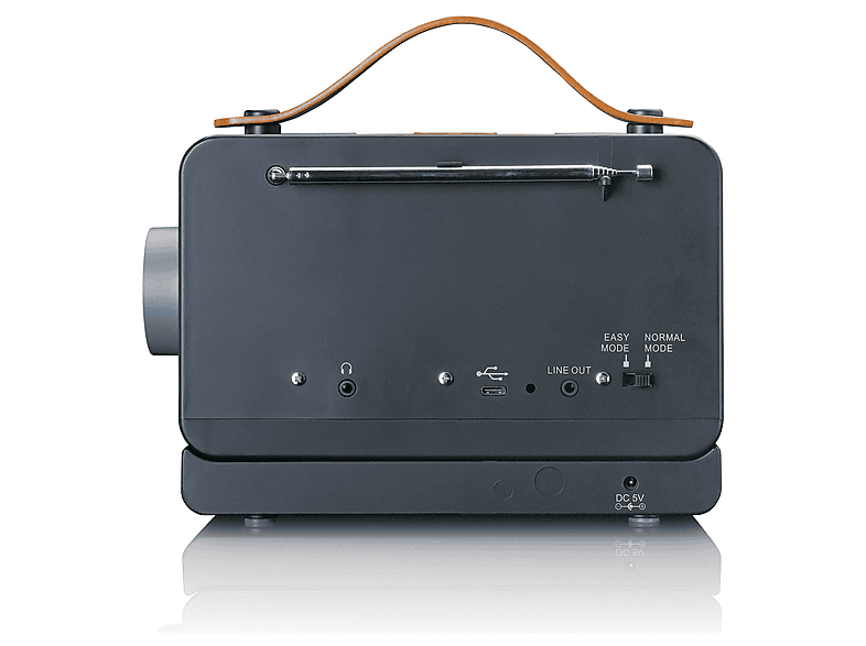 Lenco PDR-065BK - Transportables UKW-/DAB+-Radio mit großen Tasten und „Easy Modus“-Funktion — Foto 2 von 3