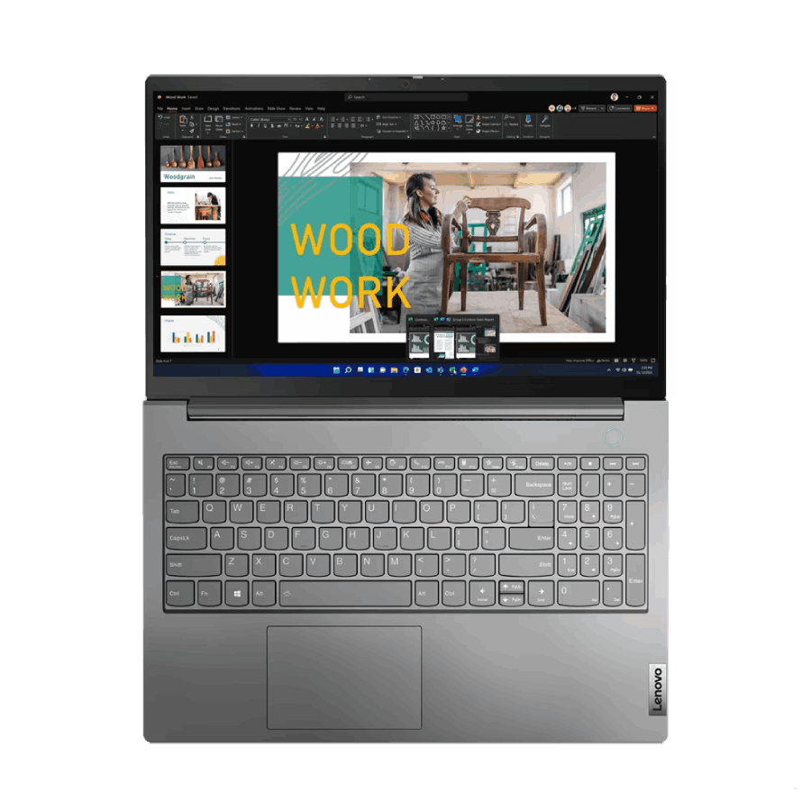 Portátil - Lenovo Thinkbook 15 Profesional, 15.6" FHD, Intel® Core™ i3-1215U, 8GB RAM, 256 GB SSD, UHD Graphics, Windows 11 Pro