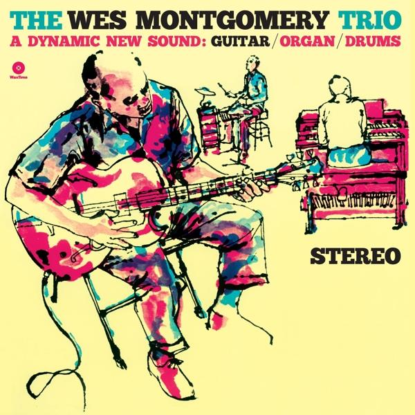 A Wes Montgomery Trio album borítója. Egy férfi gitározik két zenésztársával.