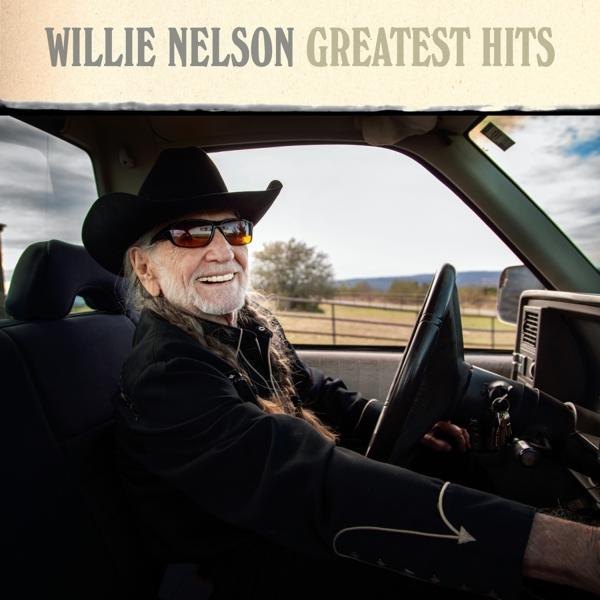 Willie Nelson egy autóban, mosolyog, cowboy kalapban. A lemezborító felül.