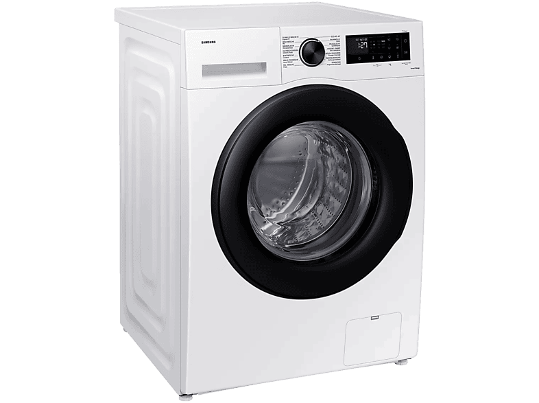 SAMSUNG WW80CGC04AAEWS - Waschmaschine (8 kg, Weiss/Carved Black) | MediaMarkt