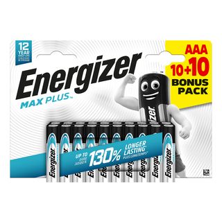 ENERGIZER Max Plus AAA 10+10 Bonus Pack - Pile alcaline (Multicolore)