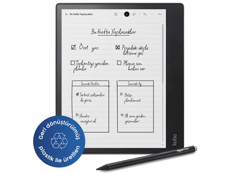 KOBO Elipsa 2E Bundle E-Kitap Okuyucu Siyah