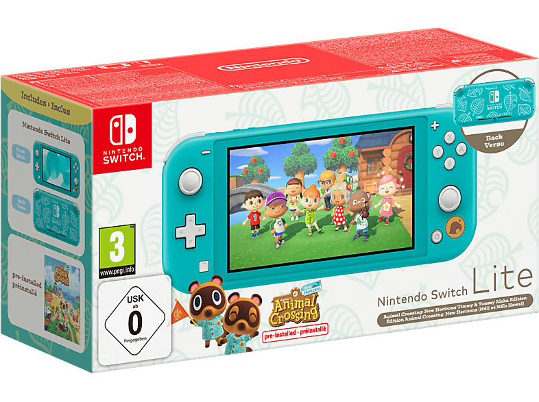 NINTENDO Switch Lite Konsol Turkuaz Timmy and Tommy's Aloha_1