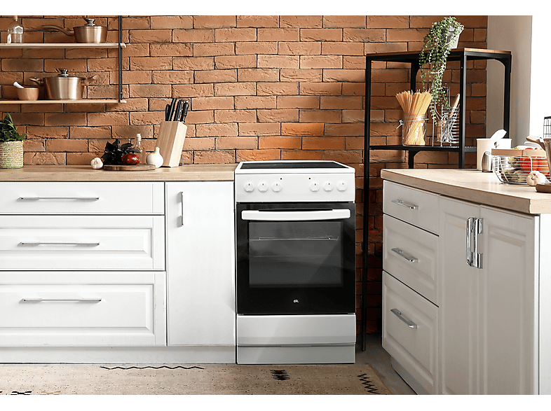 OK. OFC 12321-1 A Standherd (EEK A, Glaskeramikkochfeld, 62 l)