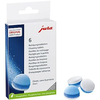Trójfazowe tabletki czyszczące JURA 6 szt.
