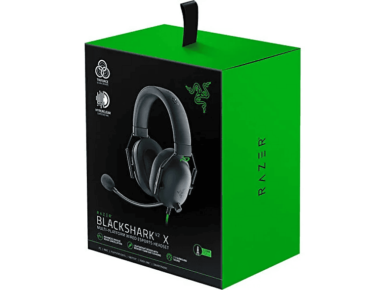 RAZER Blackshark V2 X Kablolu Kulak Üstü Kulaklık Siyah Fiyat