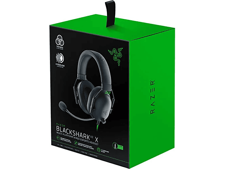 RAZER Blackshark V2 X Kablolu Kulak Üstü Kulaklık Siyah_4