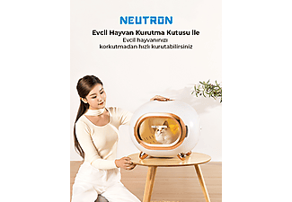 NEUTRON Pet Kurutma Kutusu Beyaz_1