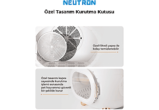 NEUTRON Pet Kurutma Kutusu Beyaz_5