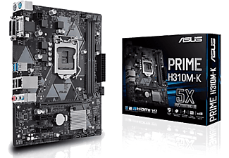 ASUS Prime H310M-K R2.0 Intel H310 LGA1151 DDR4 2666 DVI VGA USB3.1 mATX Win7 + Win10 Destekli Anakart Outlet 1181412