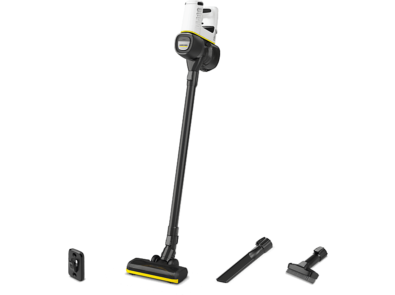 Kärcher 1.198-630.0 VC 4 cordless MYHome Akku Staubsauger (650 ml, Akkulaufzeit: Normalmodus: ca. 30 / Boost-Modus: ca. 18, Weiß)
