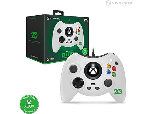 HYPERKIN Duke Wired (Xbox 20th Anniversary Limited Edition) - Controller (Bianco)