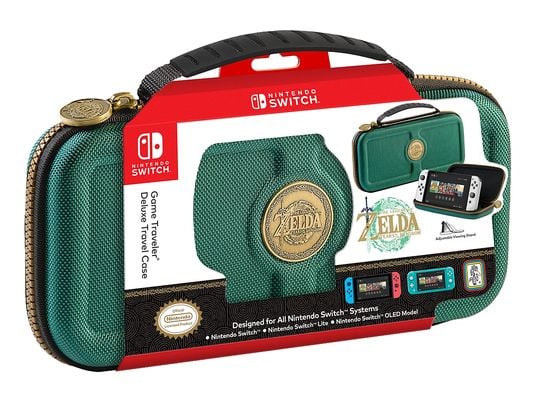 NACON Nintendo Switch Deluxe Travel Case - Zelda - Hartschalentasche (Grün)