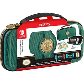 NACON Nintendo Switch Deluxe Travel Case - Zelda - Custodia rigida (Verde)