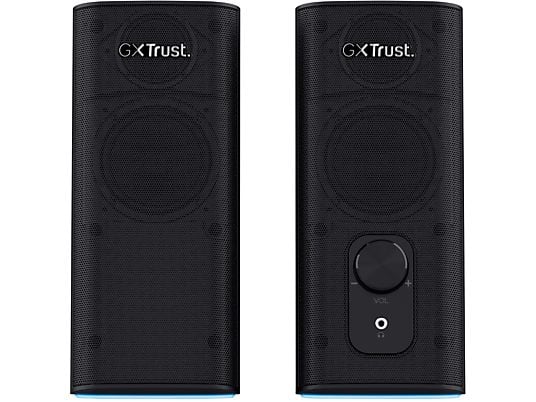 TRUST GXT 612 Cetic Zwart - 2.0 Gamingspeakers - Bluetooth - RGB-verlichting - Volumeknop - Zwart
