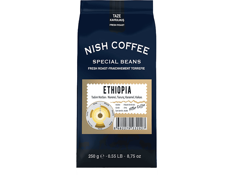 NISH 250 g Çekirdek Kahve Ethiopia