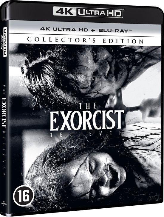 Movie cover for "The Exorcist: Believer". Features dark imagery and the movie title.