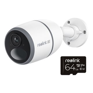 REOLINK Go Ultra - Telecamera di sorveglianza + scheda micro SD (UHD 8K, 3840 x 2160 p)