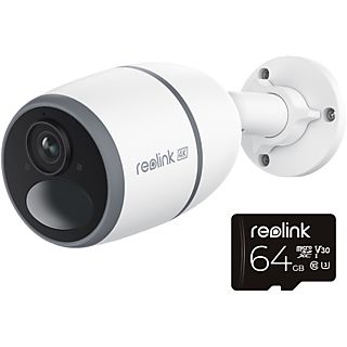 REOLINK Go Ultra - Telecamera di sorveglianza + scheda micro SD (UHD 8K, 3840 x 2160 p)