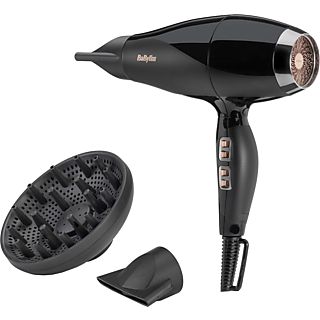 BABYLISS Air Power Pro 2300 - Asciugacapelli (Nero/Rosa)