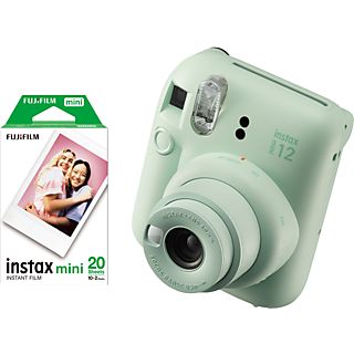 FUJIFILM instax mini 12 Starter Kit - Sofortbildkamera Mint Green