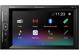 PIONEER DMH-A240DAB - Autoradio (2 DIN (doppio-DIN), Nero)