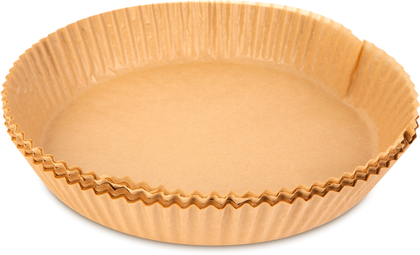 BEWELLO BW1020D Air fryer sütőpapír, olaj nélküli sütőhöz, kör, 23 cm, 50 db/csomag