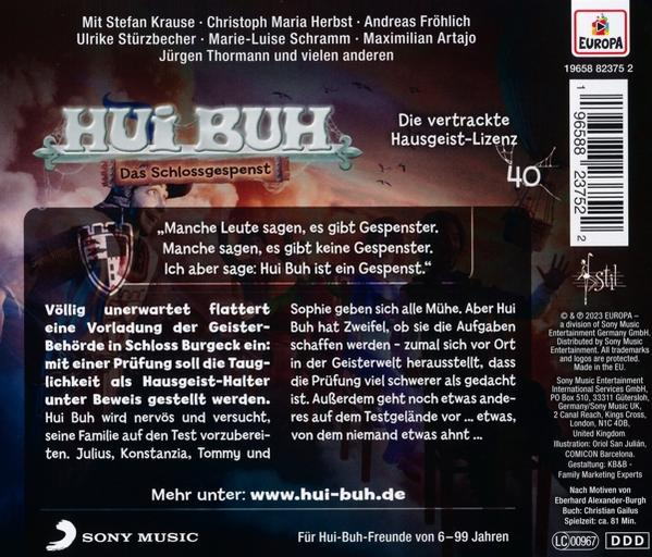 Hui Buh Neue Welt - - Folge Die Hausgeist-Lizenz vertrackte 40: (CD)