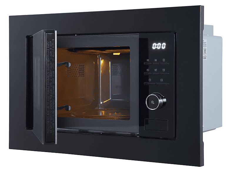 ok. OMWG 2024 Built-in Microwave Grill (800 Watt, Einbaugerät inkl. Rahmen, 20 l, Schwarz) — Foto 5 von 5