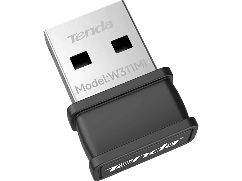 TENDA W311MI v6.0 Wi-Fi 6 nano USB adapter, AX3000, fekete (W311MI)