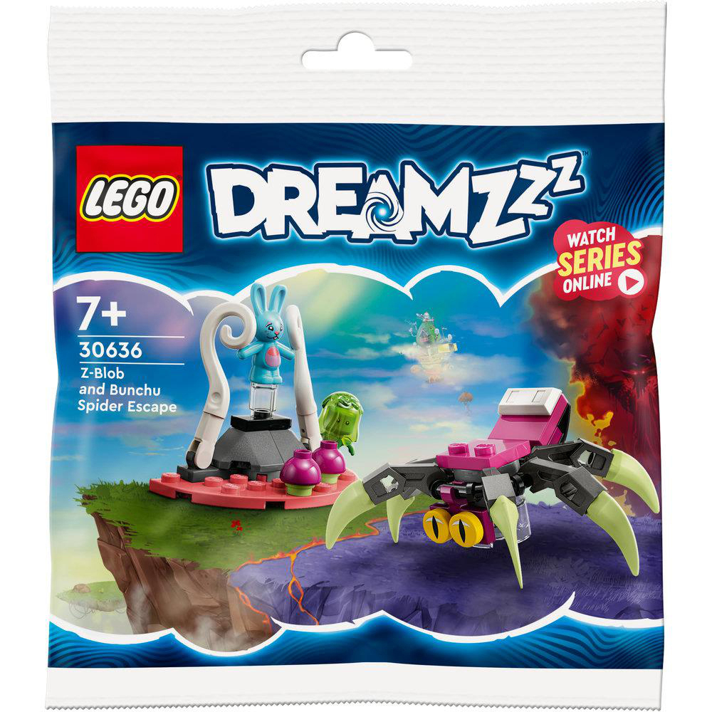 30636 Flucht Bausatz, Spinne Bunchus Mehrfarbig LEGO DREAMZzz der vor Z-Blobs und