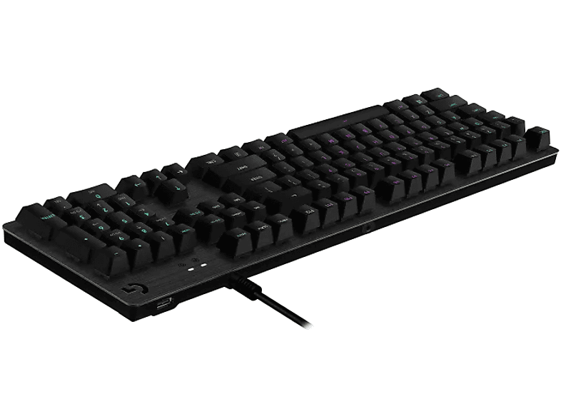 LOGITECH G G512 LIGHTSYNC RGB GX Blue Clicky Arkadan Aydınlatmalı Mekanik Kablolu Türkçe Q Oyuncu Klavyesi - Siyah_3