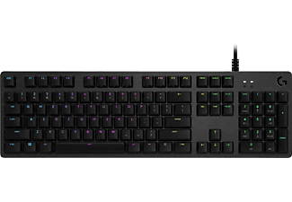 LOGITECH G G512 LIGHTSYNC RGB GX Blue Clicky Arkadan Aydınlatmalı Mekanik Kablolu Türkçe Q Oyuncu Klavyesi - Siyah_0