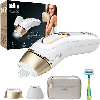 Depiladora IPL- Braun Luz Pulsada Silk-expert Pro 5 PL5154, Reducción Permanente Vello Visible, Skin Pro 2.0