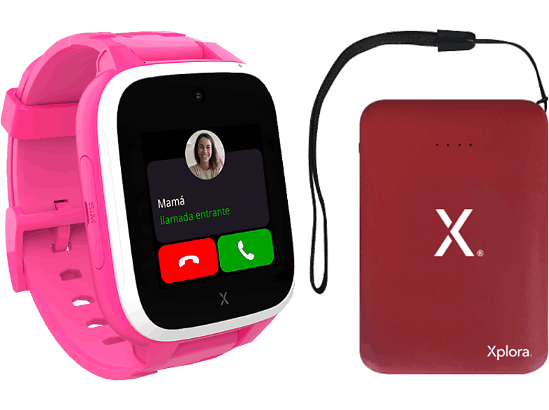 Xplora XGO3, 1.3, 128 MB, Cámara 2 MP, Autonomía 3 días, 4G, Botón SOS, Geolocalización, Rosa