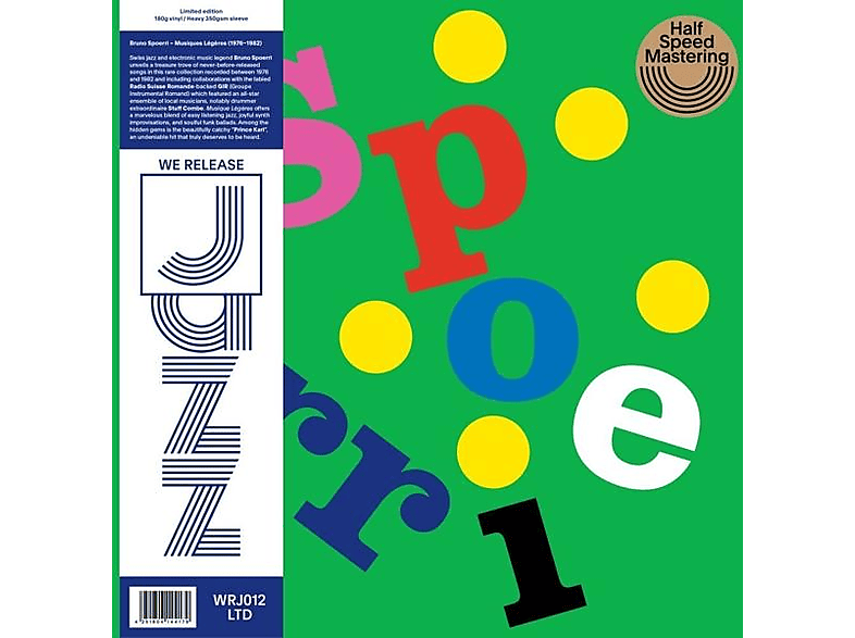 Bruno Spoerri - Musiques Légères (1976-1982) (LP)  - (Vinyl)