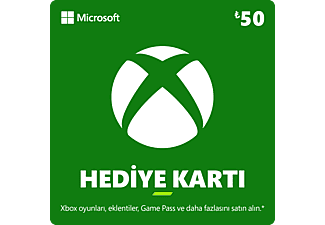 MICROSOFT GC-Xbox LIVE 50 TRY (Dijital İndirilebilir Lisans)