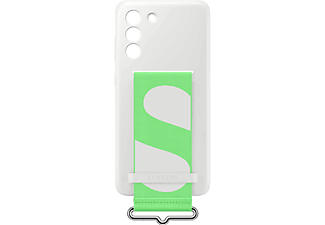SAMSUNG Galaxy S21  Kordonlu Silikon Telefon Kılıfı Beyaz Outlet 1221846