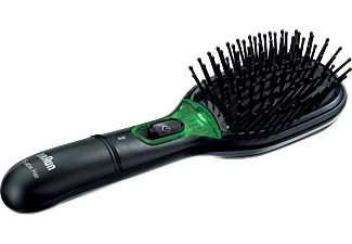 BRAUN Braun Satin Hair 7 Brush BR 710, nero - Spazzola per capelli (Nero/Verde)