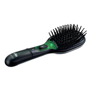 BRAUN Satin Hair 7 Brush BR 710, nero - Spazzola per capelli (Nero/Verde)