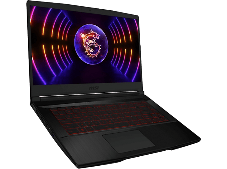 MSI Thin GF63 12VE 9S7-16R821-880 Gamer laptop (15,6" FHD/Core i5/16GB/512 GB SSD/RTX4050 6GB/NoOS)