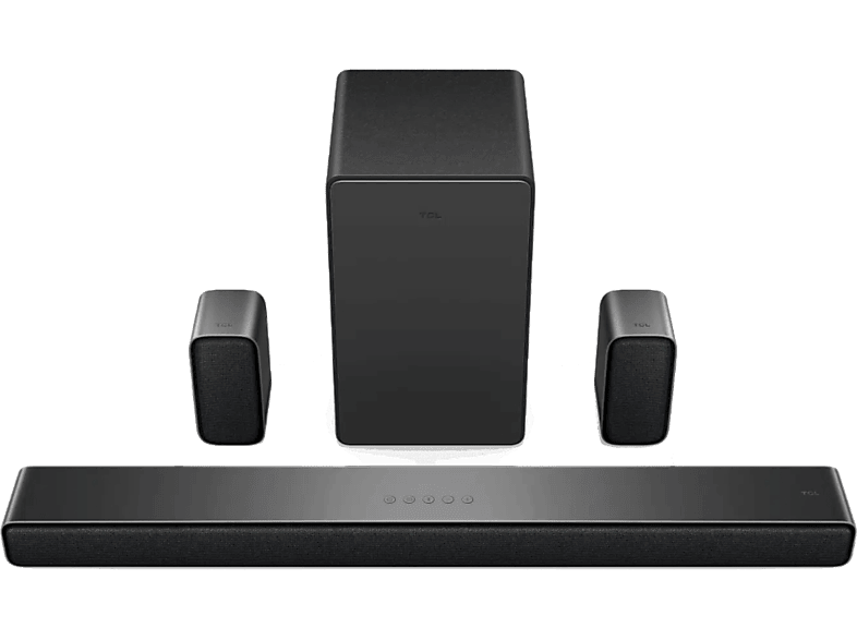 TCL P735W 5.1 430W Subwooferlı 2 Rear Speakers Soundbar Siyah