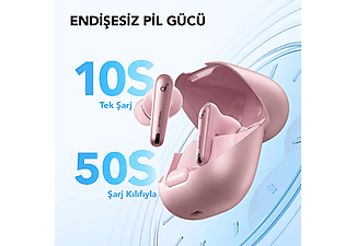 ANKER Soundcore Liberty 4 NC Bluetooth TWS Kulak İçi Kulaklık Pastel Pembe_3