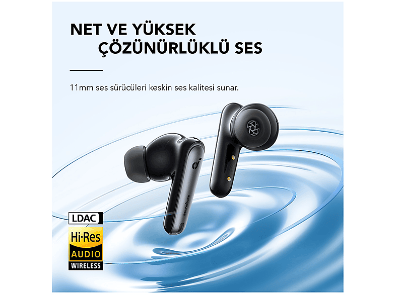ANKER Soundcore Liberty 4 NC Bluetooth TWS Kulak İçi Kulaklık Kadife Siyahı_2