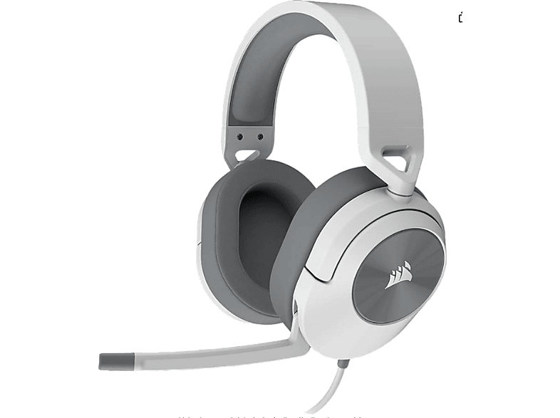 CORSAIR CA-9011266-EU Headset HS55 Surround Kablolu Kulak Üstü Kulaklık Beyaz_0