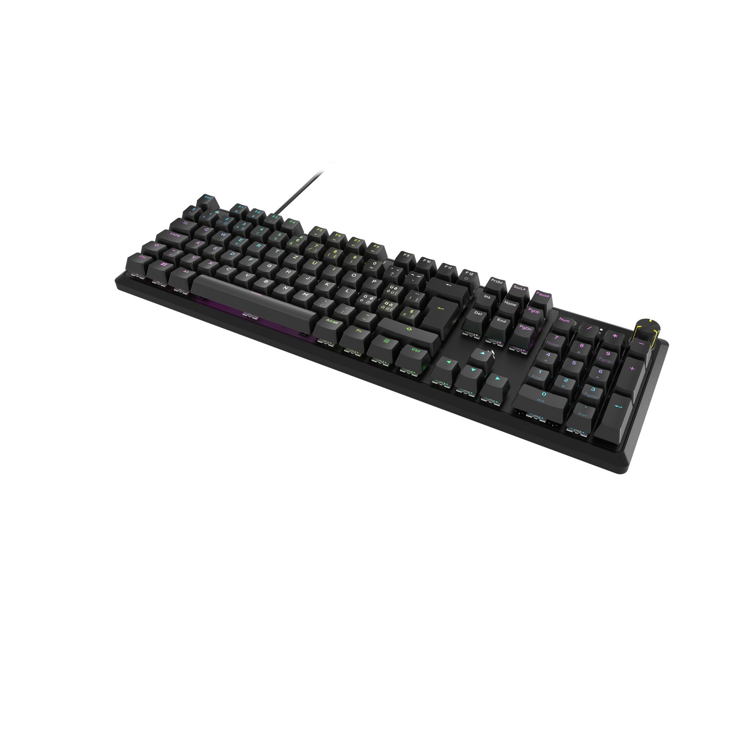 CORSAIR Gaming Toetsenbord Corsair K70 LED-RGB QWERTZU Zwart (CH-910971E-CH)