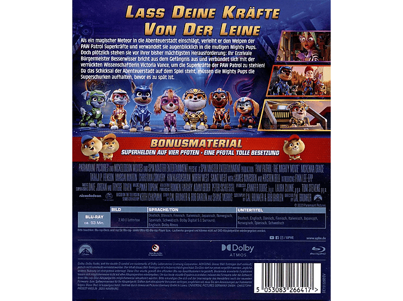 Paw Patrol: The Mighty Movie (2023) [Blu-ray] — Foto 2 von 2